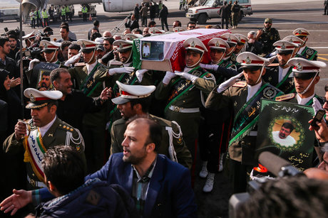 برگزاری مراسم استقبال رسمی از پیکر مرحوم رکن‌آبادی 